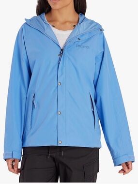 Marmot Women's Sky Blue Waterproof Hooded Jacket